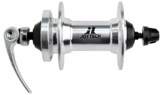 Piasta rowerowa przednia Joytech tarcza d041dse srebrna