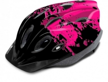 Kask rowerowy B-Skin Tomcat M czarny różowy
