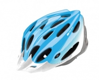 Kask rowerowy B-Skin Regular L niebieski biały