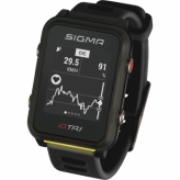 Pulsometr Sigma iD.TRI GPS czarny