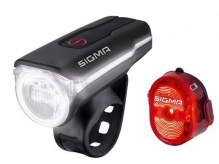 Zestaw lampek rowerowych Sigma Aura 60 Nugget II