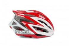 Kask spiuk dharma unisex red/white (m-l) 53-61