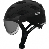 Kask rowerowy Abus Hyban+smoke visor L black