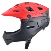 Kask rowerowy Prox Cage L czerwony/czarny