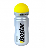 Bidon Isostar 650ml srebrno-czarny z żółtą przykr.