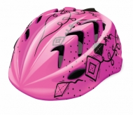 Kask rowerowy B-skin XS Kidy Pro Kites 44-48cm Różowy