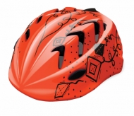 Kask rowerowy B-skin M kidy 52-56cm pomarańcz