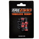 Zawór TREZADO do Tubeless AV 2szt czerwone