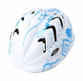 Kask rowerowy B-skin Kidy Pro kites S biały/niebieski