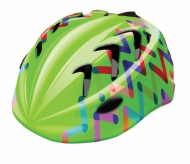 Kask rowerowy B-skin Kidy Pro zigzag S zielony