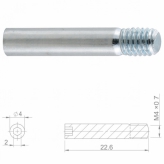 Śruba okł.ham.tarcz. HBP49 Stal;M4x0.7;22.6mm