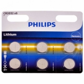 Bateria Philips CR2032 Litium 3V BLISTER 6szt.