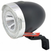 Lampa przednia XC230 0.5W LED 60lm IP44 czarna