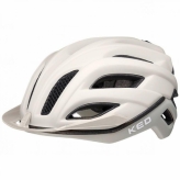 Kask rowerowy KED CHAMPION VISOR kremowy L