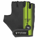 Rękawiczki rowerowe Ventura L/XL czarne zielone