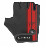 Rękawiczki rowerowe Ventura L/XL czarne czerwone
