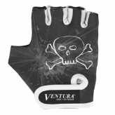 Rękawiczki rowerowe Ventura S czarno-białe