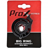 Dzwonek rowerowy Prox big ring l02 czarny alu