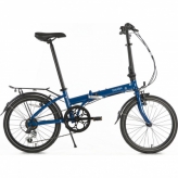 Takashi vouwfiets Essential D Six blauw