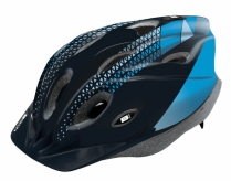 Kask rowerowy b-skin tomcat czarno niebieski S