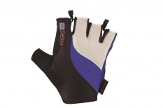 Rękawiczki rowerowe B-skin Arara black/blue/white s