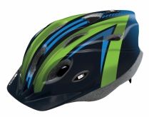 Kask rowerowy B-Skin Tomcat S czarny zielony niebieski