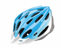Kask rowerowy B-skin Regular niebiesko-biały L