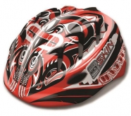 Kask rowerowy b-skin kidy pro white/red xs