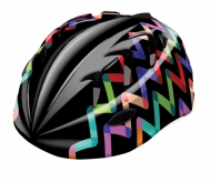 Kask rowerowy B-Skin Kidy Pro zigzag XS czarny