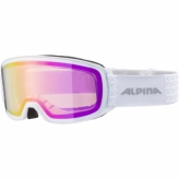 Gogle narciarskie Alpina M40 Nakiska white szkło HM pink