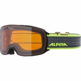 Gogle narciarskie M40 Alpina Nakiska black neon szkło DH
