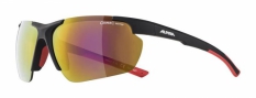 Okulary Alpina DEFEY HR czarne mat/czerwone