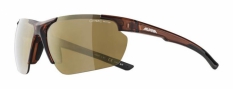 Okulary Alpina V brązowe transparent/czerwone