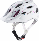 Kask rowerowy Alpina Carapax white polka 51-56