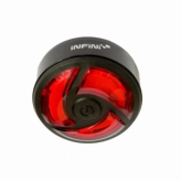 Lampa rowerowa tylna Infini Turbo czarna USB