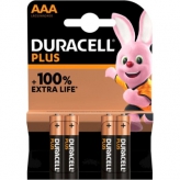 Duracell batterij Plus 100% extra life MN2400/LR03/AAA BP4