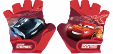 Rękawiczki rowerowe dziecięce czerwone Cars 3