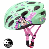 Kask rowerowy dziecięcy in-mold Minnie miętowy M