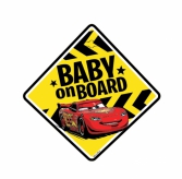 Tabliczka samochodowa Baby on board Cars