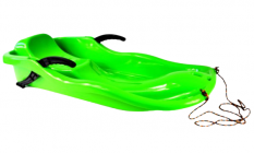 Sanki plastikowe z hamulcem Race zielone