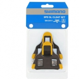 Bloki pedałów Shimano SH11 SPD-SL szosa żółte