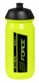 Bidon rowerowy Force Stripe 0,5L fluo-czarny