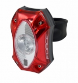 Lampka rowerowa tylna Force czerwona 1 LED 60LM USB