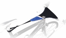 Osłona roweru na trenażer FORCE niebiesko-czarna