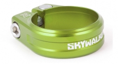 Obejma siodełka SIXPACK Skywalker imbus 31,8mm zielona
