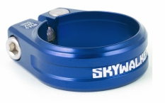 Obejma siodełka SIXPACK Skywalker imbus 34,9mm niebieski