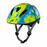 Kask dziecięcy FORCE FUN PLANETS fluo-niebieski M