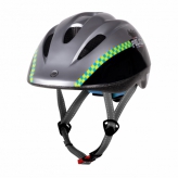 Kask rowerowy dziecięcy Force Fun Police szary M