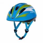 Kask dziecięcy Force Fun Stripes niebieski M