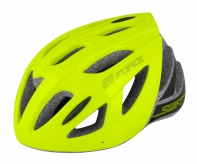 Kask rowerowy FORCE SWIFT fluo żółty S-M